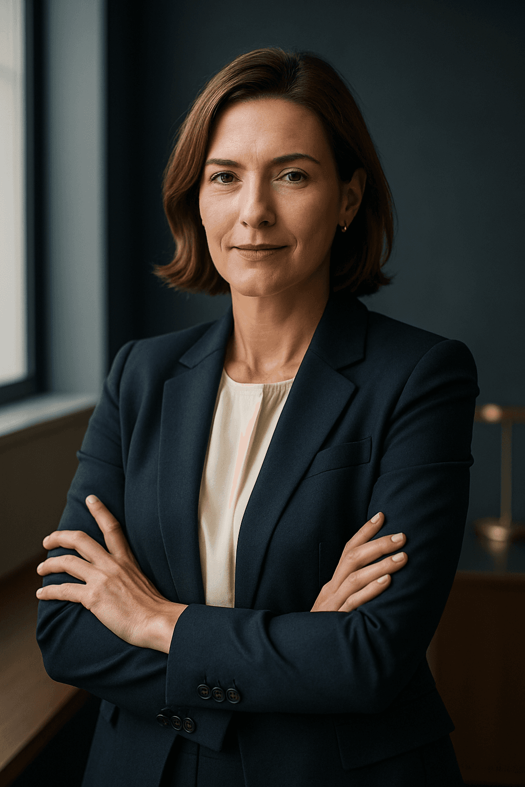 Portret van Sara, juridisch adviseur voor overnames